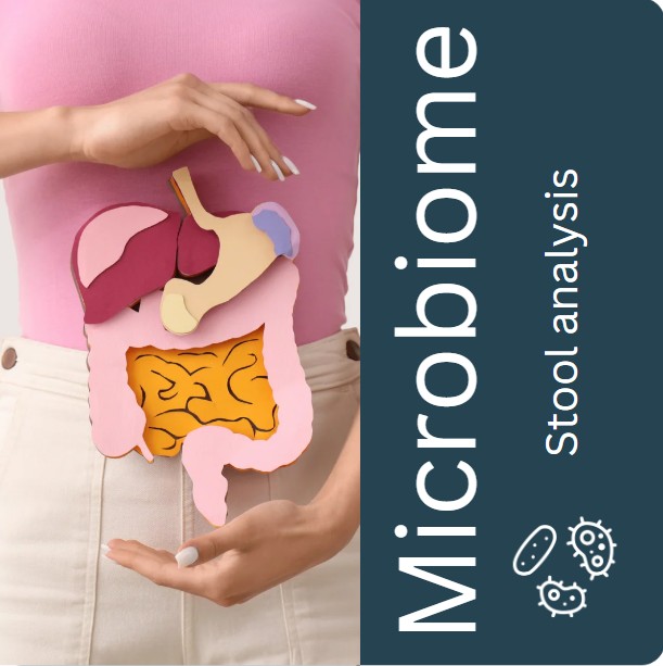 The gut microbiome can be looked at via stool testing.